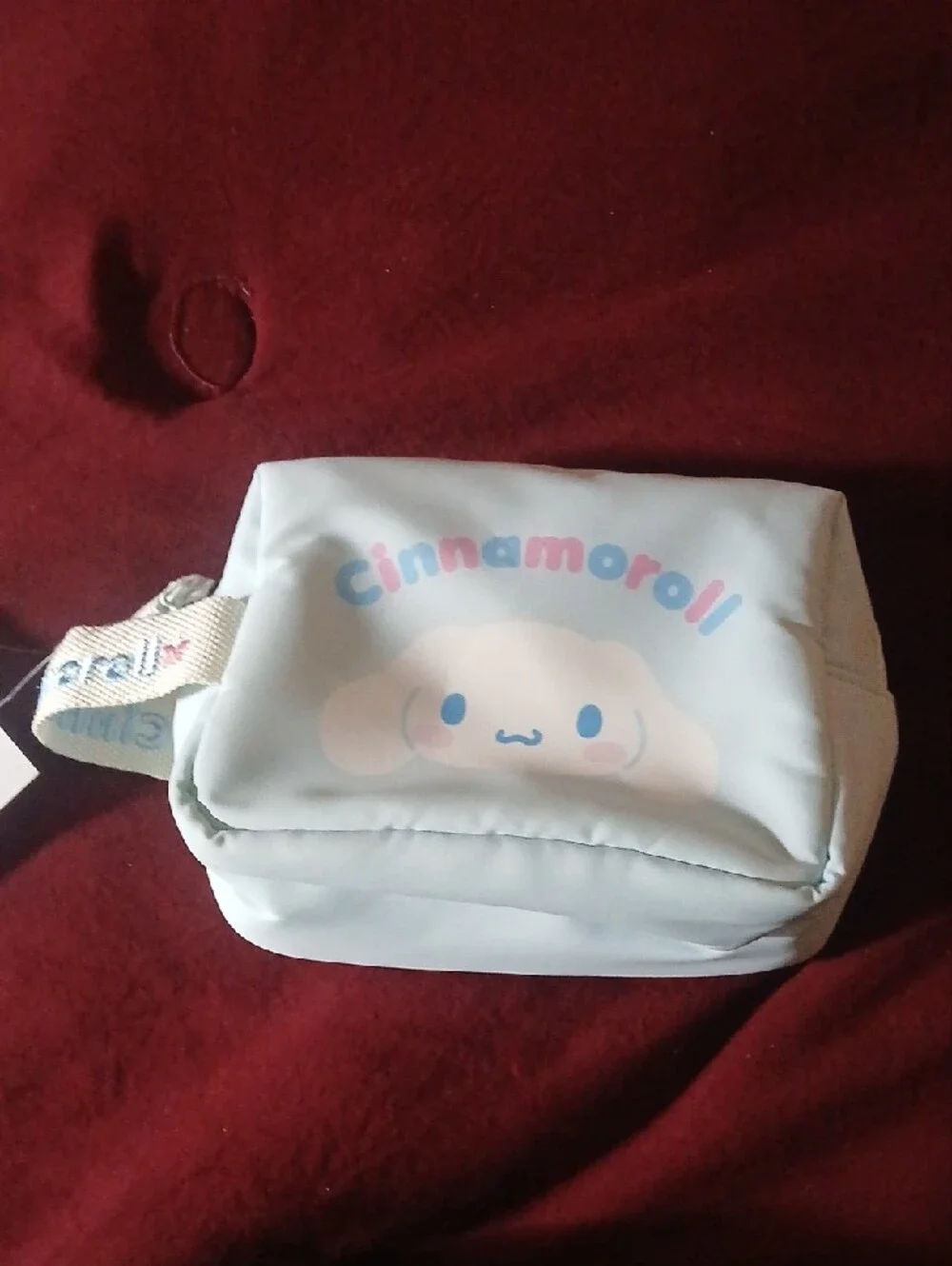 Sanrio Hello Kitty Cinnamoroll Pastel Blue Accessory Pouch